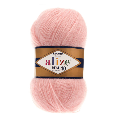 Пряжа Angora Real 40 (Ангора Реал 40) 363 нежная роза