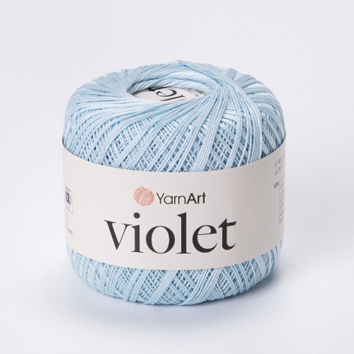 Пряжа Violet (Виолет) 4917 голубой