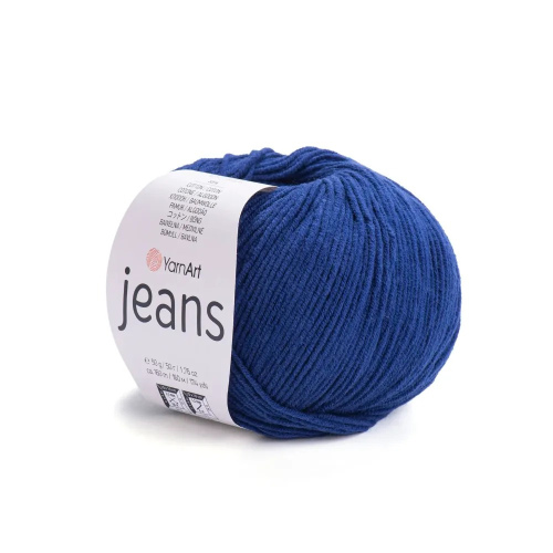Пряжа Jeans (Джинс) 54 темно-синий (10 мотков)