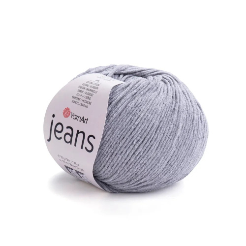 Пряжа Jeans (Джинс) 46 серый (10 мотков)