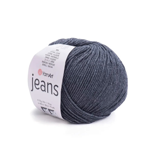 Пряжа Jeans (Джинс) 28 графитовый (10 мотков)