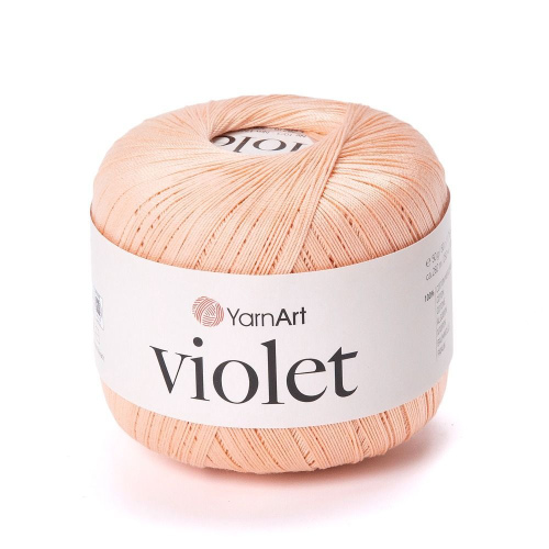 Пряжа Violet (Виолет) 6322 персиковый